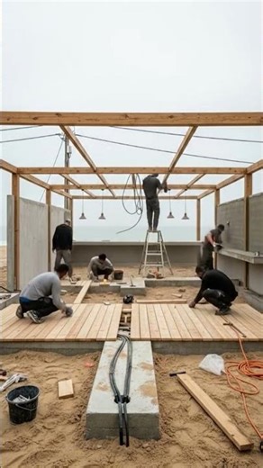 Building an Open Air Beachfront Café