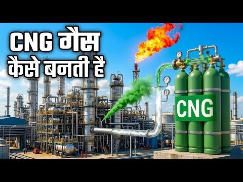 CNG Gas कैसे बनती है देखिए | Natural Gas से बनने का पूरा सच | CNG Manufacturing Process🔥
