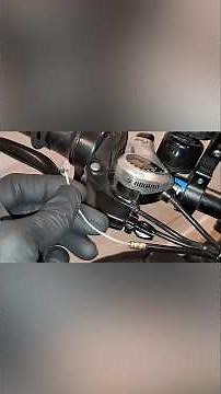 how to replace MTB brake cable and housing #shorts #mtb #cycling