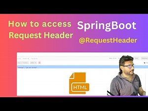 How to access HTTP header in Spring Boot.? #springboot #java