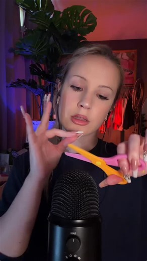 King Caitlin ASMR on Instagram: "Safety or wooden scissors? 🤔✂️ vote below! #asmr"