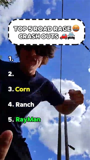 Ranking TOP 5 Road Rage Crashouts 🤬🚔🚗