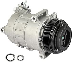 ECCPP AC Compressor 2016-2023 Fit for Chevrolet Malibu 1.5L AC Compressor with Clutch Rapid Cooling 5 Grooves