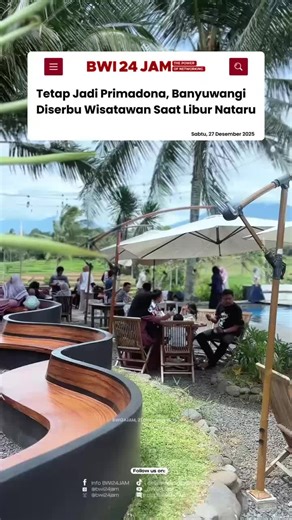 Banyuwangi Menjadi Destinasi Utama Liburan Nataru 2025