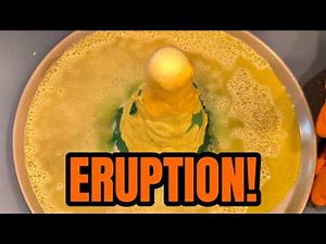 Baking Soda Volcano Experiment 🌋 Science for Kids (Big Eruption Tutorial)