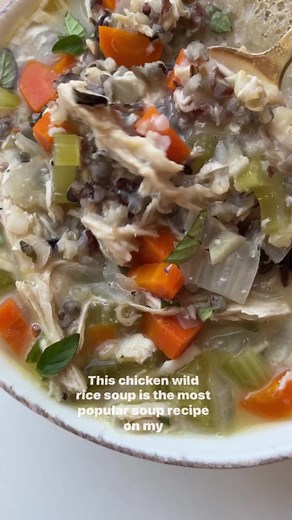 19K views · 294 reactions | Chicken & Wild Rice Soup | Eating Bird Food #soupseason #souprecipe #dinnerideas #slowcookerrecipes | Eating Bird Food | Facebook