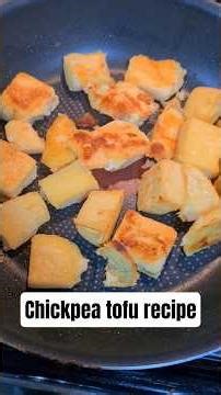 Let's make chickpea tofu with me, this tofu tastes so good and rich when fried, super easy recipe!