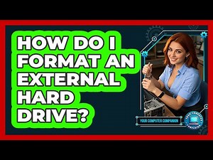How Do I Format An External Hard Drive?