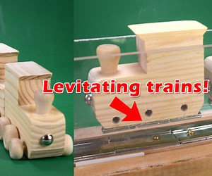 Magnetic Train + MagLev