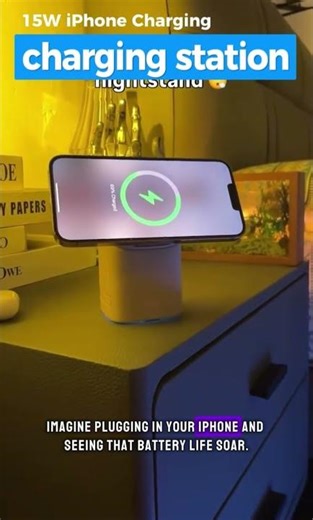 3-in-1 Wireless Charging Station for iPhone,link in 1st comment or below in description