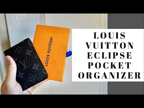 Louis Vuitton ECLIPSE Pocket Organizer Wallet Review & Unboxing (Virgil Abloh)