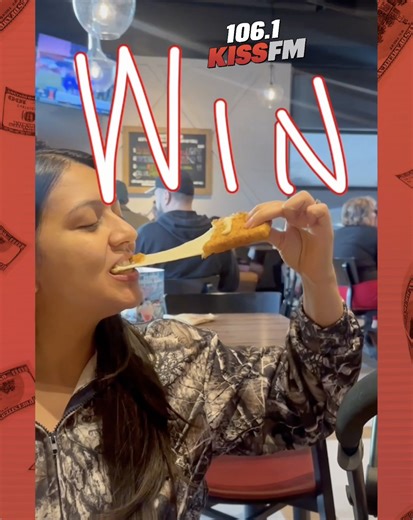 The only thing better than cheese is winning $1,000 so 106.1 Kiss FM can pay your bills! 🧀👉💰 Listen weekdays starting at 8am, then EVERY HOUR until 8pm! 🎧 Listen NOW on the free iHeartRadio app, on your radio at 106.1 FM, or here: 1061kissfm.com/listen | 106.1 KISS FM DFW