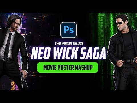 John Wick x The Matrix – One Man. Two Worlds. One Poster.