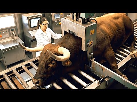 How Fresh Beef Cuts Are Made | Inside a Modern Beef Factory