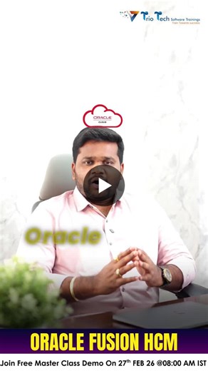 #oraclefusionhcmonlinetraining #humancapitalmanagement #triotechsoftwaretrainings #oraclefusiontraining #oraclefusionerp #erpconsultant | Tharun Kumar Goli