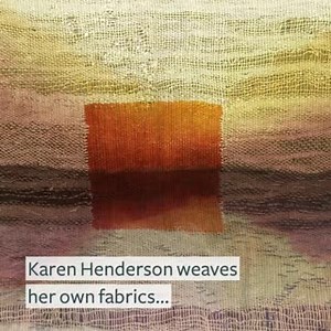 Karen Henderson creates landscape inspired textile art using handmade fabrics. The addition of hand stitch to build subtle layers of textural interest transforms her fabrics into stunning pieces of textile art. | TextileArtist.org