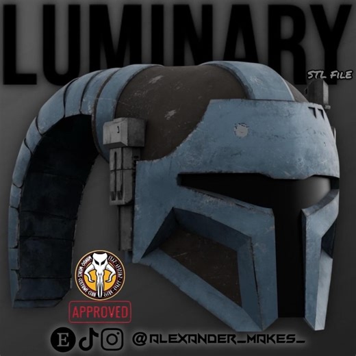 Twi'lek Heavy Mandalorian Helmet 3D Print File | MMC Approved - Etsy