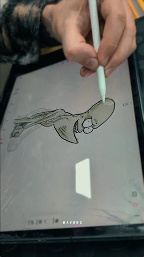 Drawing and Animating Greg the Alien! #animation #drawing #3ravens