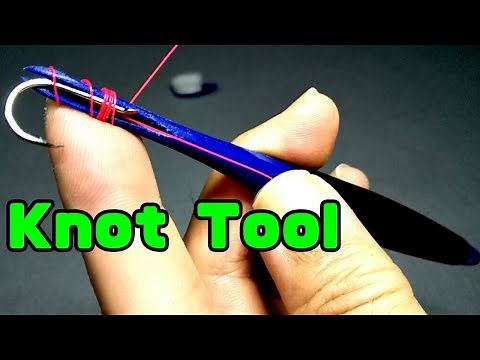 Fishing Knot: How to Make a Magical Fishing Knot Tool. You can tie the fishing line easily!