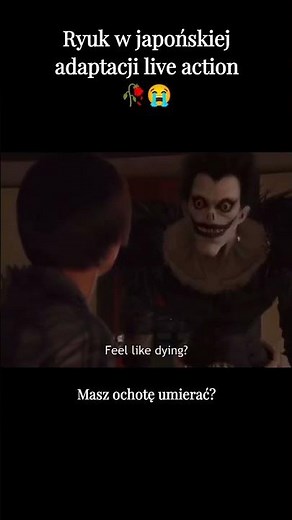Ryuk w japońskiej adaptacji live action Death Note'a 💔 #deathnote #liveaction #anime #ryuk
