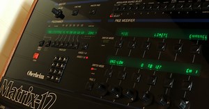 Refinished Oberheim Matrix-12 with Glossy Surface