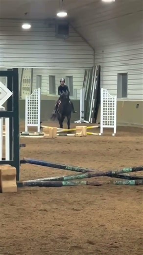 First jumping lesson in 5 months! #fyp #foryou #equestrian #horseriding #viral #trending #horse