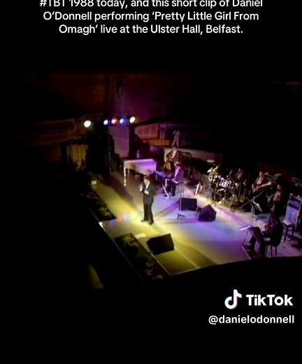 Daniel O’Donnell Live Performance in Belfast 1988