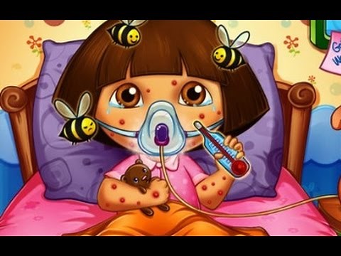 Dora The Explorer Doctor Caring - Dora Cartoon Game For Kids