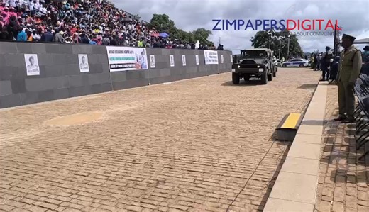 The body of national hero Brig Gen (Rtd) Chimwaza has arrived at the National Heroes Acre. Visit www.heraldonline.co.zw for more updates | The Herald-Zimbabwe