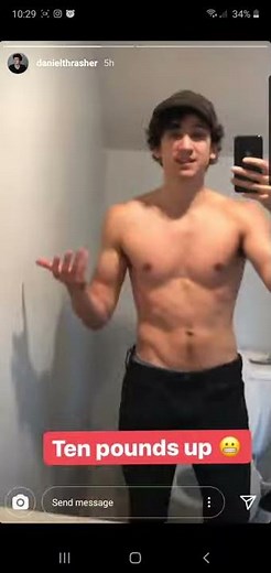 Daniel Thrasher's abs
