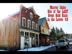 Murray Idaho an Old North Idaho Gold Town. Playing with Aerial Video