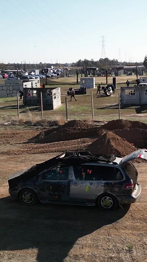 Paintball Tank Conversion: Mini Van Turned into Paintball Tank