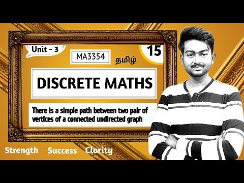 Prove that there is a simple path between two pair of vertices of connected undirected graph MA3354