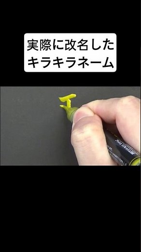 実際に改名したキラキラネーム