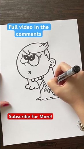 How to Draw Lola Loud From the loud house #drawingtutorial #theloudhouse #cartooning