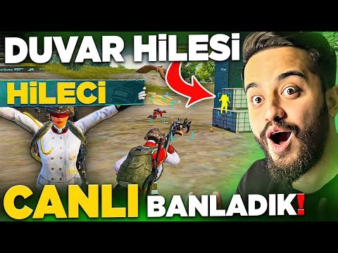 YENİ MODDA DUVAR HİLESİ AÇMIŞ! YAKALAYIP CANLI BANLADIK! PUBG Mobile