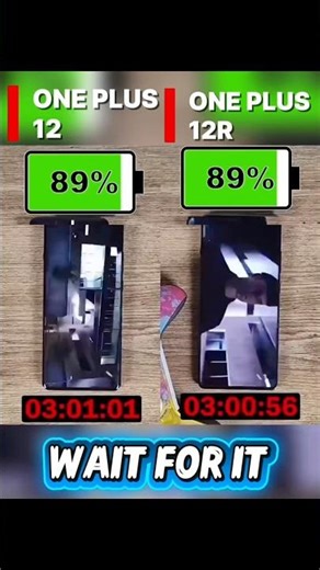 ONE PLUS 12 VS ONE PLUS 12R !! BATTERY TEST