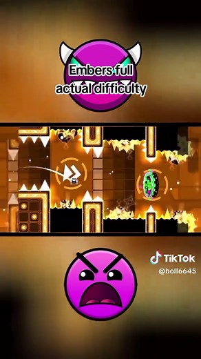 Geometry Dash Embers Full Actual Difficulty Guide