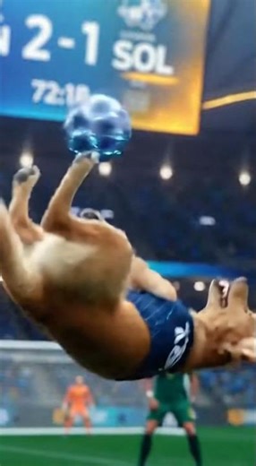 This dog's bicycle kick is absolutely unreal 😱 #football #funny #shorts