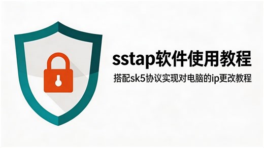 SSTap全局代理工具教程｜手把手教你实现电脑全局IP更改与网络加速