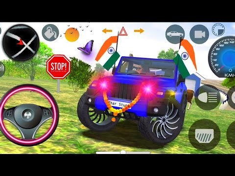 Dollar (Song) Modified Mahindra Thar😈 || Indian Car Simulator 3D || Android Gameplay Cars 3D #Games