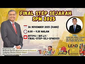 FINAL STEP SEJARAH SPM 2025