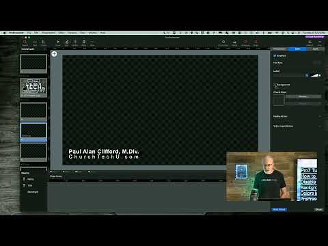ProPresenter 7 Tutorial: How to disable slide background colors