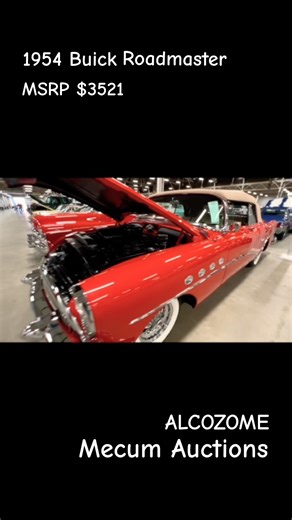1954 Buick ❤️😎🇺🇸 #shorts #buick #mecumauctions #classiccars #vintagecars #convertible #oldclassic