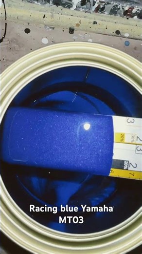 Racing blue yamaha mt03 #yamaha #mt03 #satisfying #colorista #tintaautomotiva