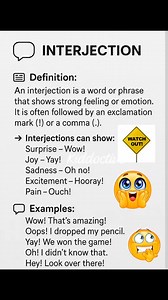 Interjection worksheet for Grade4 Kiddoctive - Homeschooling #fypageシ #grammar #kids #English | Kiddoctive - Homeschooling