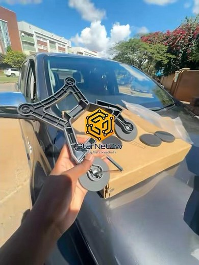 🪛✅How to install Starlink Mini on a ✅car🚘 #automobile #beastmode #cars #offroad #crazycars
