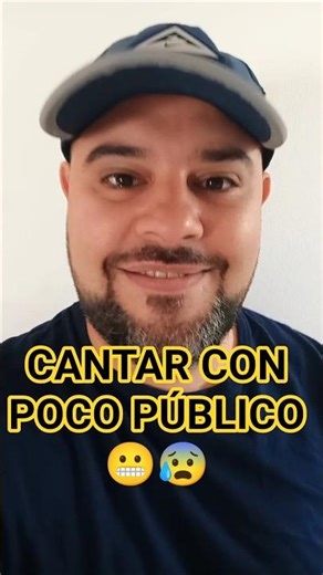 Te tocó cantar con poco público? te leo 👇