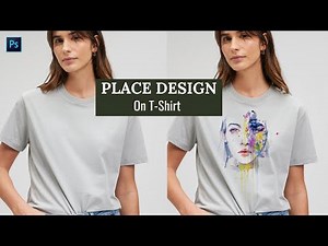 The Most Realistic Way to Place Design on T-Shirt! - Photoshop Tutorial