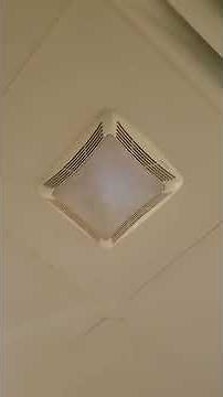 Nutone exhaust fan with light